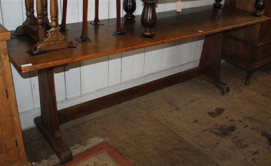 Oak refectory table 76